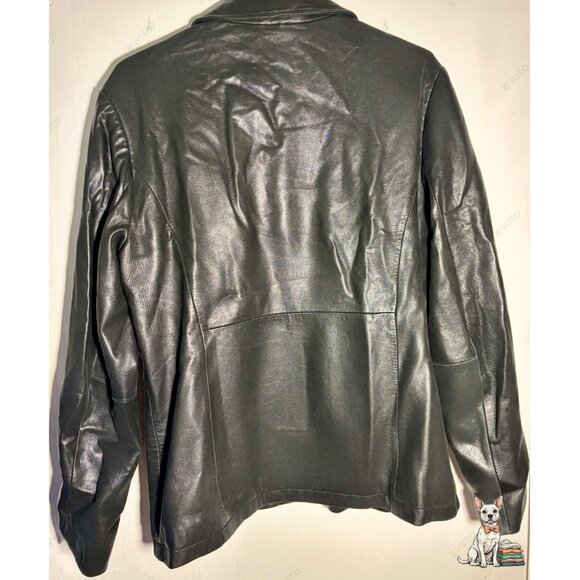 Vintage Banana Republic Leather Zip-Up Jacket - Picture 2 of 4